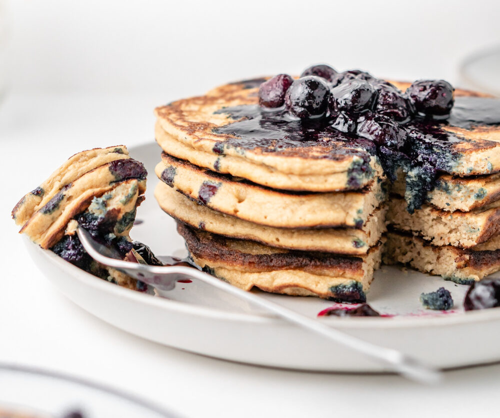 Buckwheat pancakes a great alternative if you want to remove gluten and sugar from your diet.